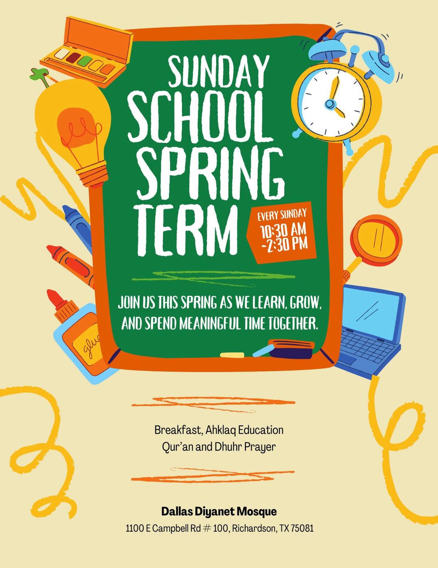 Sunday School Spring Term